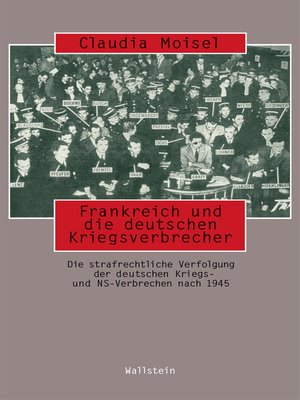 cover image of Frankreich und die deutschen Kriegsverbrecher